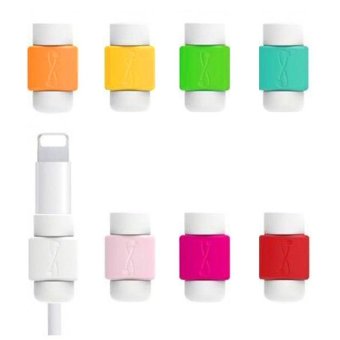 Thinch 10 Pcs Data Line USB Charging Cable Earphone CordSaverProtector Protection Cover for iPhone iPad Mobile PhoneTabletCable - intl