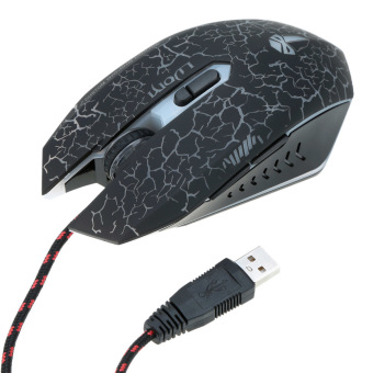 LUOM 2000DPI Adjustable 7 Buttons 7D LED USB Wired Optical Gaming Mouse Mice Dual Model for PC Laptop Desktop