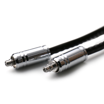 Hi fi ZY Kabel Shure SE215 315 425 535 empat inti memutar OFC kabel Upgrade ZY-065 (hitam)