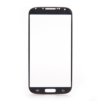 Velishy Front Outer Screen Glass Lens For Samsung Galaxy S4 i9500 Black