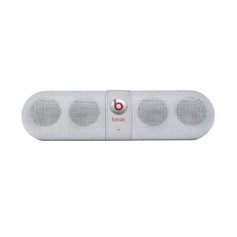 Universal Beats Pill Silver Bluetooth Speaker - Putih