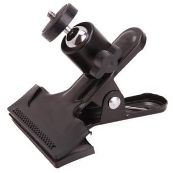 LALANG Metal Clip Clamp Holder Camera Flash Holder Bracket Black