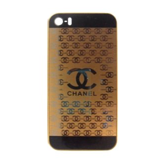 Case Hard Chanel for Back Side Apple Iphone 6 Plus - Gold