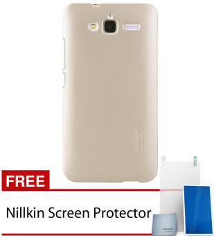 Nillkin Huawei Ascend GX1 Super Frosted Shield Hard Case Original - Gold + Gratis Nillkin Screen Protector