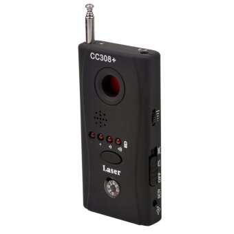 Deerway Anti-Spy Signal Bug RF Detector Hidden Camera Laser LensGSM Device Finder - Mute Vibration + Beep + LED indicator