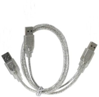 USB Kabel to USB / USB Cabang - Putih