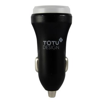 Totu Design Charger Mobil - Car Charger 2-port USB Qualcomm Quick Charger 3.0A Black