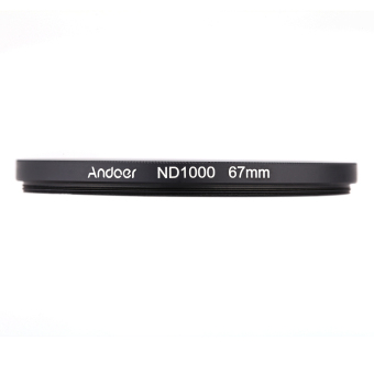 Andoer 67mm ND1000 10 Stop Fader Neutral Density Filter for Nikon Canon DSLR Camera