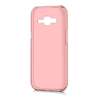 Ultra Thin TPU Soft Case Casing Cover Samsung Galaxy J1 Ace J110H - Pink