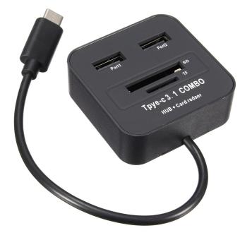 USB 3.1 Type C USB-C Multiple HUB Combo TF SD Card Reader Adapter USB Port Card Reader - intl
