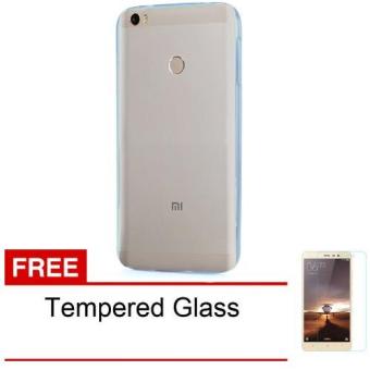 CHANEL SOFTCASE JELLY CASE FOR XIAOMI MI MAX FREE TEMPERED GLASS - CLEAR