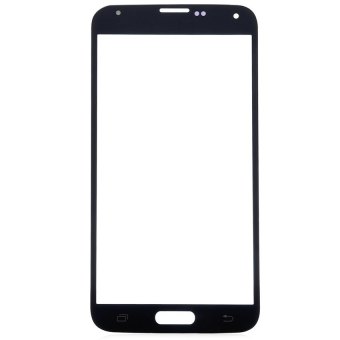 TimeZone Outer Glass Lens Touch Screen Protective Cover with RepairTools for Samsung S5 (Black)