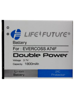 Batre / Battery / Baterai Lf Evercross A74f Double Power + Double 2ic
