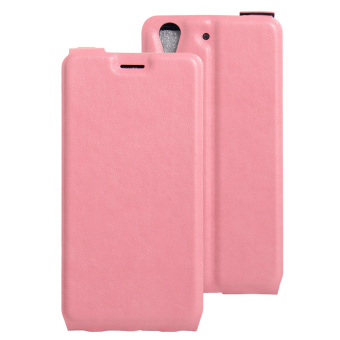 PU Leather Case Flip Pouch Cover For Huawei Honor 5A / Huawei Y6II Y6 2 (Pink)