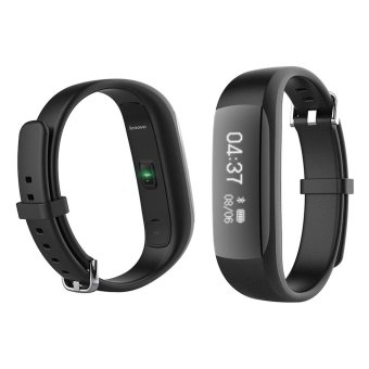S&L Lenovo HW01 Heart Rate Monitor Smart Wristband Sleep Manage Sports Track Bracelet (Black) - intl