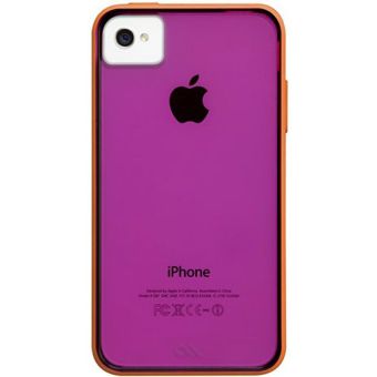 Case-Mate iPhone 4/4S Haze - Rasberry/Tangerine Tango