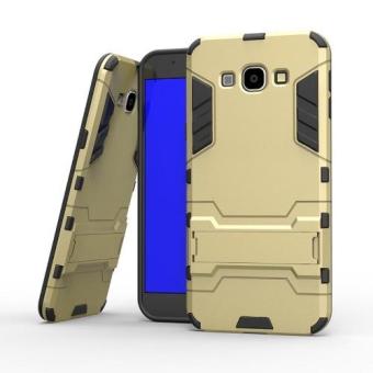 Fashion Case Transformer Kickstand Armor Hybrid Back Cover Samsung Galaxy J7 2015 - Gold