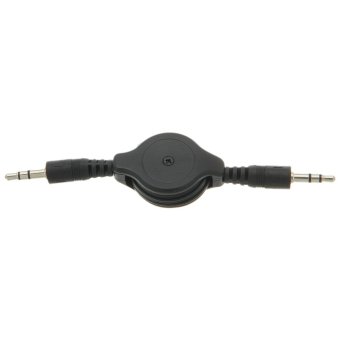 Eozy 3.5mm AUX Auxiliary Cord Male to Male Stereo Audio Cable For iPod PC MP3 Car (Black)
