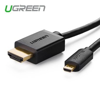 Ugreen 1M Micro HDMI to HDMI Cable1.5m 2m 3m 3D 4K*2K Male-Male High Premium Gold-plated HDMI Adapter for Phone Tablet HDTV Camera - intl