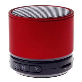 Ubit Portable Mini Bluetooth Speakers Metal Steel Wireless SmartHands Free Speaker With FM Radio Support TF Card Red - intl