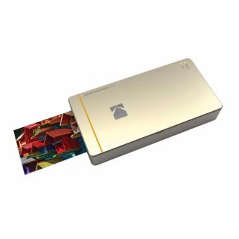 Kodak Mini Mobile Wi-Fi & NFC 2.1 x 3.4\" Photo Printer with Advanced Patent Dye Sublimation Printing Technology & Photo Preservation Overcoat Layer (Gold) Compatible with Android & Ios - intl