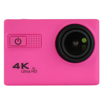 YICOE F68 Action Camera 4K 12 MP Ultra HD WiFi Voice Features 170D Wide Angle 2 inch HDMI Waterproof Go xiao pro yi 4k style Action Sport Camera dash Camcorder Accessories (Pink)