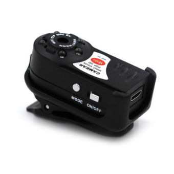 Mini DV WiFi Camera Q7 Wireless WIFI/P2P NetworkSurveillanceVideoCamera Home Security Hidden Spy VideoCamera(Black) - intl