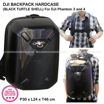 DJI BACKPACK HARDCASE (BLACK TURTLE SHELL) For DJI Phantom 3 and 4