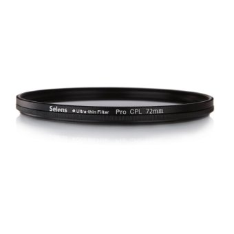 Selens PRO 72 mm ultra-tipis Kopral polarisasi lensa saring untuk Canon Nikon Sony Sigma