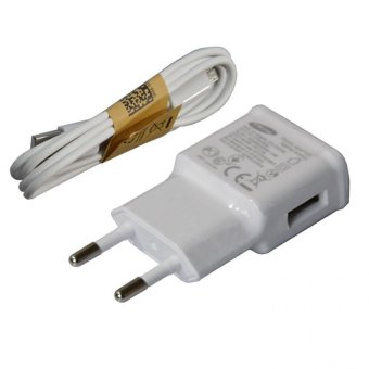 SUSPECTED COUNTERFEIT - Samsung Travel Charger For Samsung S5 / Note4 / Tab3 + Cable USB Micro