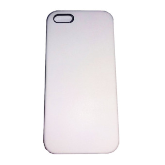 QC Apple iPhone 5 Hard Case Lentur Polos - Putih