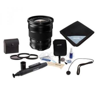 Fujifilm XF 10-24mm (15-36mm) F4.0 OIS Lens - Black - Bundle With 72mm Filter Kit (UV/CPL/ND2), Lens Wrap (19x19), Capleash II, Cleaning Kit, LensPen Lens Cleaner - intl