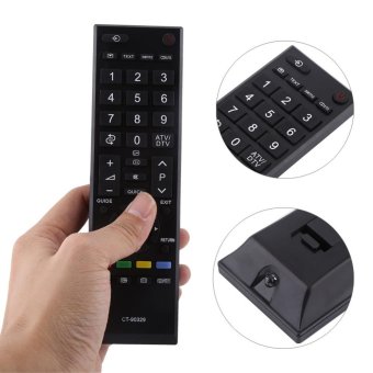 New Black Universal Replacement Remote Control CT-90329 Controller For Toshiba LCD Smart TV - intl