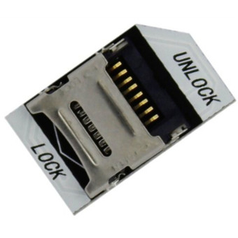 Kartu TF untuk adaptor kartu SD papan konverter Molex penahan kartu untuk Raspberry Pi Model B Set 3