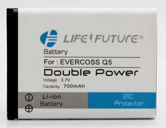 Batre / Battery / Baterai Lf Evercoss Q5 Double Power + Double 2ic