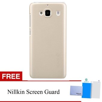 Nillkin For Xiaomi Redmi 2 Super Frosted Shield Hard Case Original - Emas + Gratis Nillkin Screen Protector