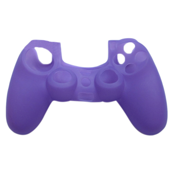 Sporter Silicone Rubber Protective Cover for Playstation 4 PS4 Controller (Purple)