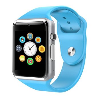 A1 Smart Watch Bluetooth Watch Wrist Menonton Telepon (Biru) - intl