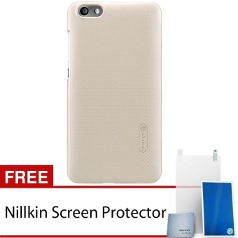 Nillkin Huawei Honor 4X Frosted Shield Hard Case (Gold) Free Screen Protector Ori Nillkin