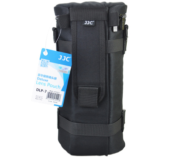 JJC DLP-7 Black Deluxe Lens Pouch Bag Case for SIGMA 150-500mm F5-6.3 DG OS HSM / 150-600mm F5-6.3 DG OS HSM/C / 150-600mm F5-6.3 DG OS HSM/S / TAMRON SP 150-600mm F/5-6.3 Di VC USD - intl