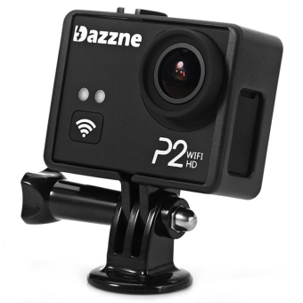 Dazzne P2 WiFi 2 inches 1080P Sports DV Action Camcorder with 130 Degree Wide Angle Lens 64GB Micro SD Card - intl