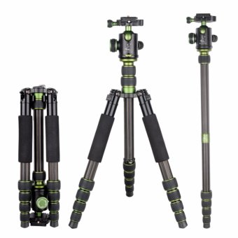 Wego fashion,high-quality,SYS700C carbon fiber camera tripod stand with monopod and ball head for Canon Nikon Sony DSLR camera camcorder load up to 10kg - intl