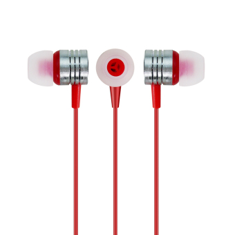 ELENXS 3.5mm In-Ear Earbud Earphone For iPhone 4 iPod PDA (Red)