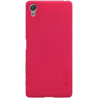 Nillkin Frosted Shield Hard Case Original For Sony Xperia Performance - Merah + Free Screen Protector Nillkin