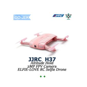 JJRC H37 ELFIE-LOVE RC Selfie Drone WIFI FPV 2MP HD Camera -- PINK