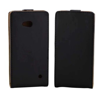 Vococal PU Leather Flip Case for Nokia Lumia 640 (Black)