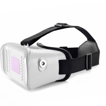 3D VR Box Headset Glasses Virtual Reality Mobile Phone 3D Movies for iPhone 6S Samsung Galaxy S5 S6 Note4 White