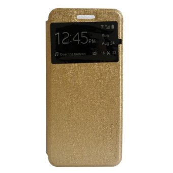 My User Flip Cover Samsung Galaxy A3 2017 - Gold