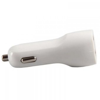 Car Charger Duck Shape USB Car Charger 2 Port for iPhone and Smartphone - Putih