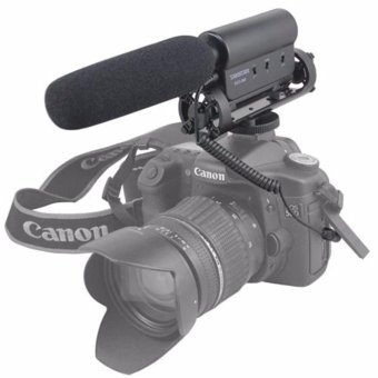 TAKSTAR SGC-598 Mic Kamera Wawancara, Interview Microphone Shotgun for Canon Nikon DSLR